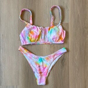 Sunday Brunch - Women’s 2 Piece Tie Dye Bikini - NWT Size M
